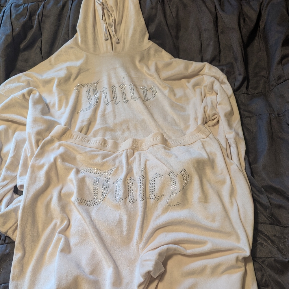 Juicy Couture white track suit